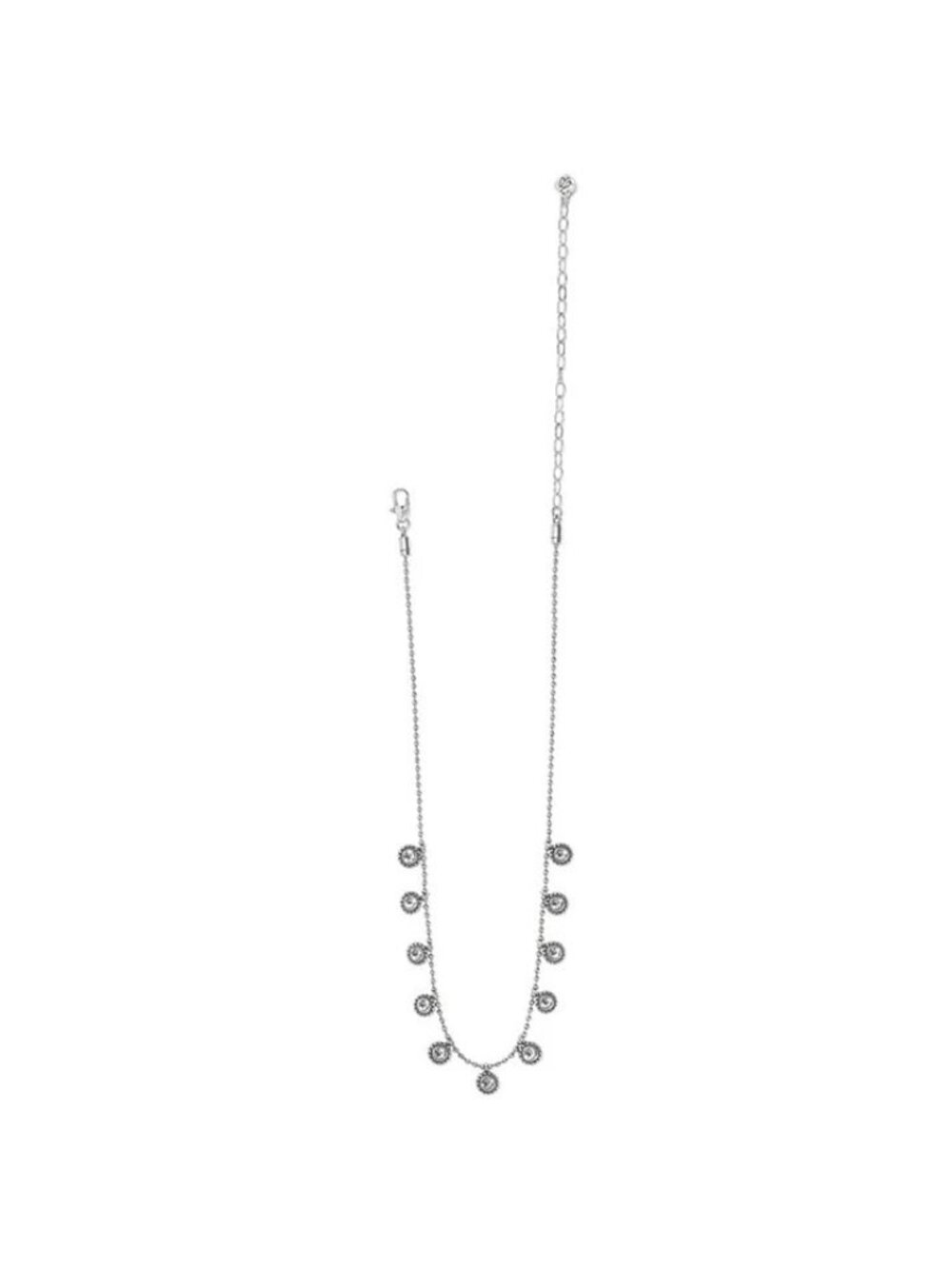 Brighton Twinkle Drops Necklace  $108  silver crystal  JM7494 - Picture 2 of 2